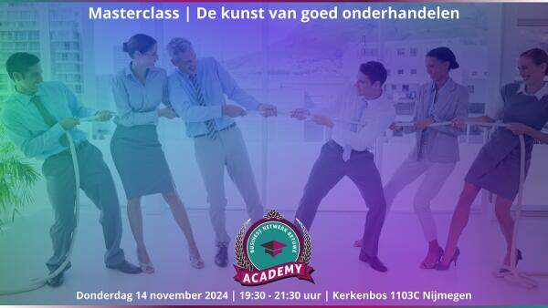 De kunst van goed onderhandelen